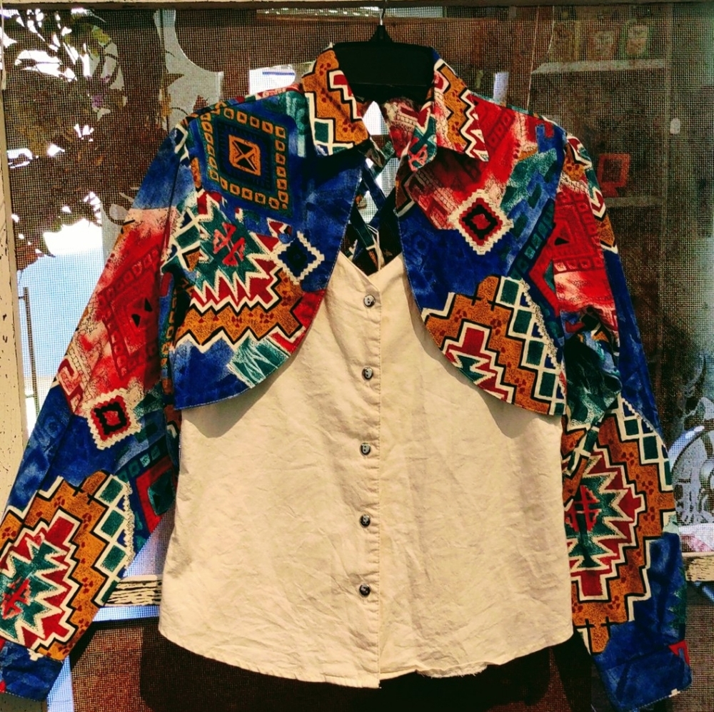 🌵Vintage Roughrider XS long sleeve cowgirl shirt